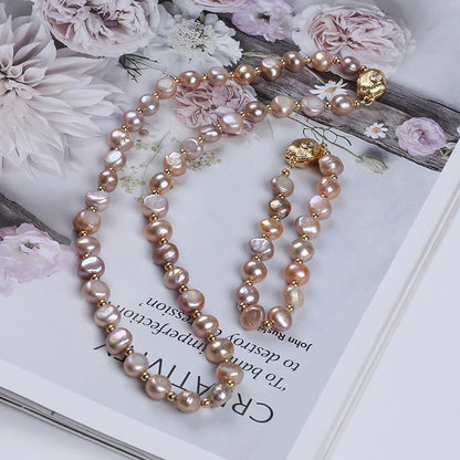 Luxury style Court style, pearls, white, necklace, for everyone