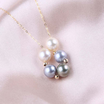 High luxury style court style, pearl alloy, multicolor, necklace, for everyone