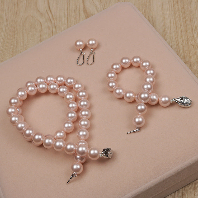 Luxury jewelry Royal Pearl set, pearls, white, necklaces, bracelets, earrings, for everyone