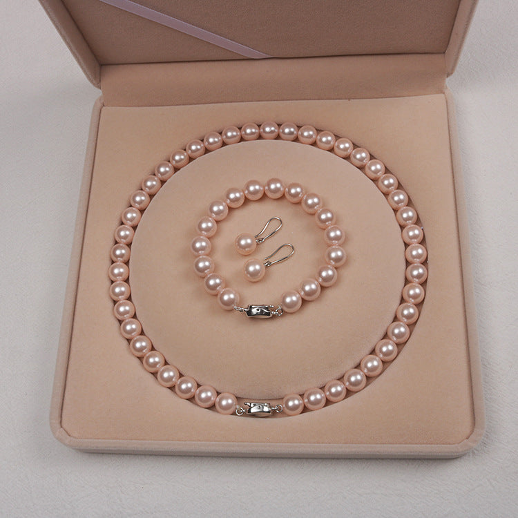 Luxury jewelry Royal Pearl set, pearls, white, necklaces, bracelets, earrings, for everyone