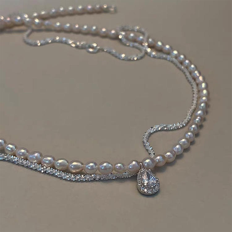 Luxury jewelry Royal Pearls, pearls, alloys, zircons, necklaces, for everyone