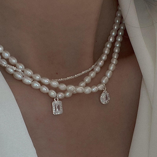 Luxury jewelry Royal Pearls, pearls, alloys, zircons, necklaces, for everyone