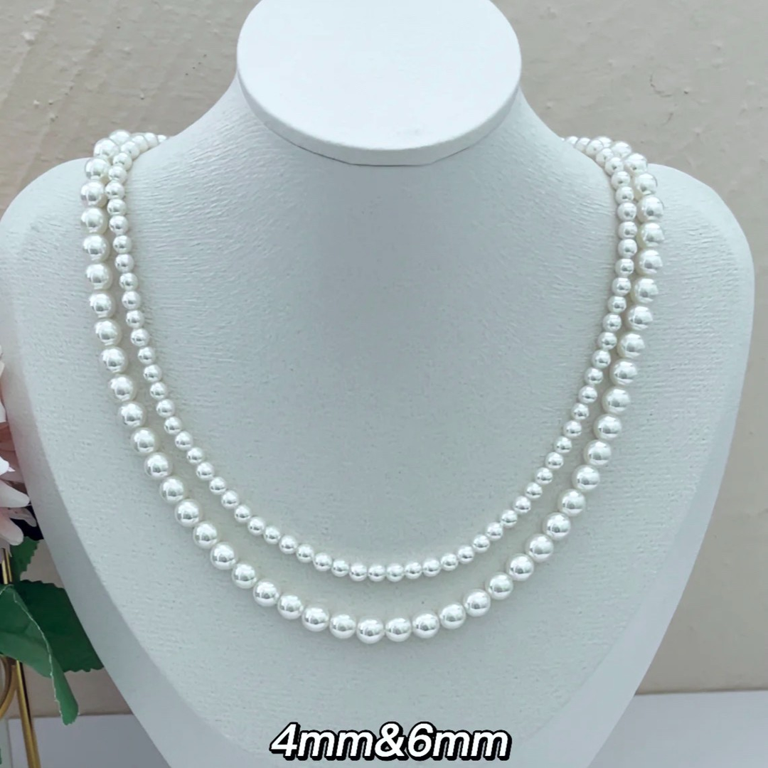 Luxury jewelry, pearls, necklaces, white, for everyone