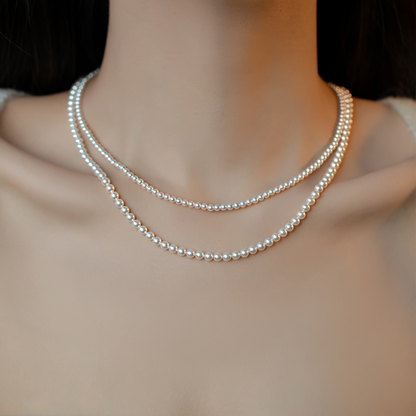 Luxury jewelry, pearls, necklaces, white, for everyone